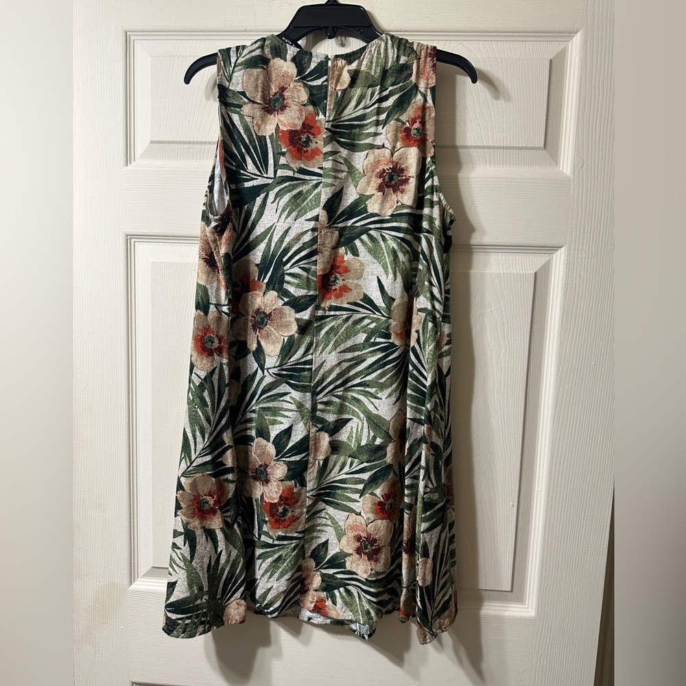 Anne Klein Tropical Dress, Size L